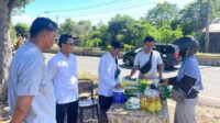 Polda Bengkulu dan Bulog gelar Gerakan Pangan Murah di Kota Bengkulu.