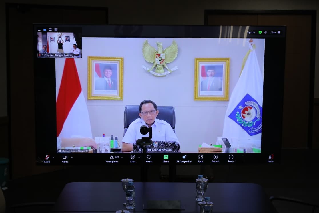Arahan Mendagri Tito di Rakor Serentak Nasional