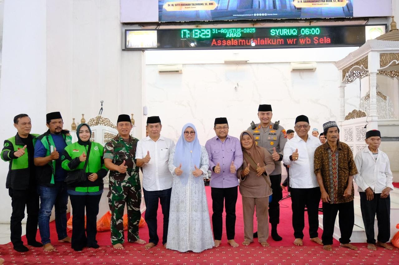 Pemkab Gowa gelar zikir, doa, dan tausyiah bersama warga serta driver ojol.