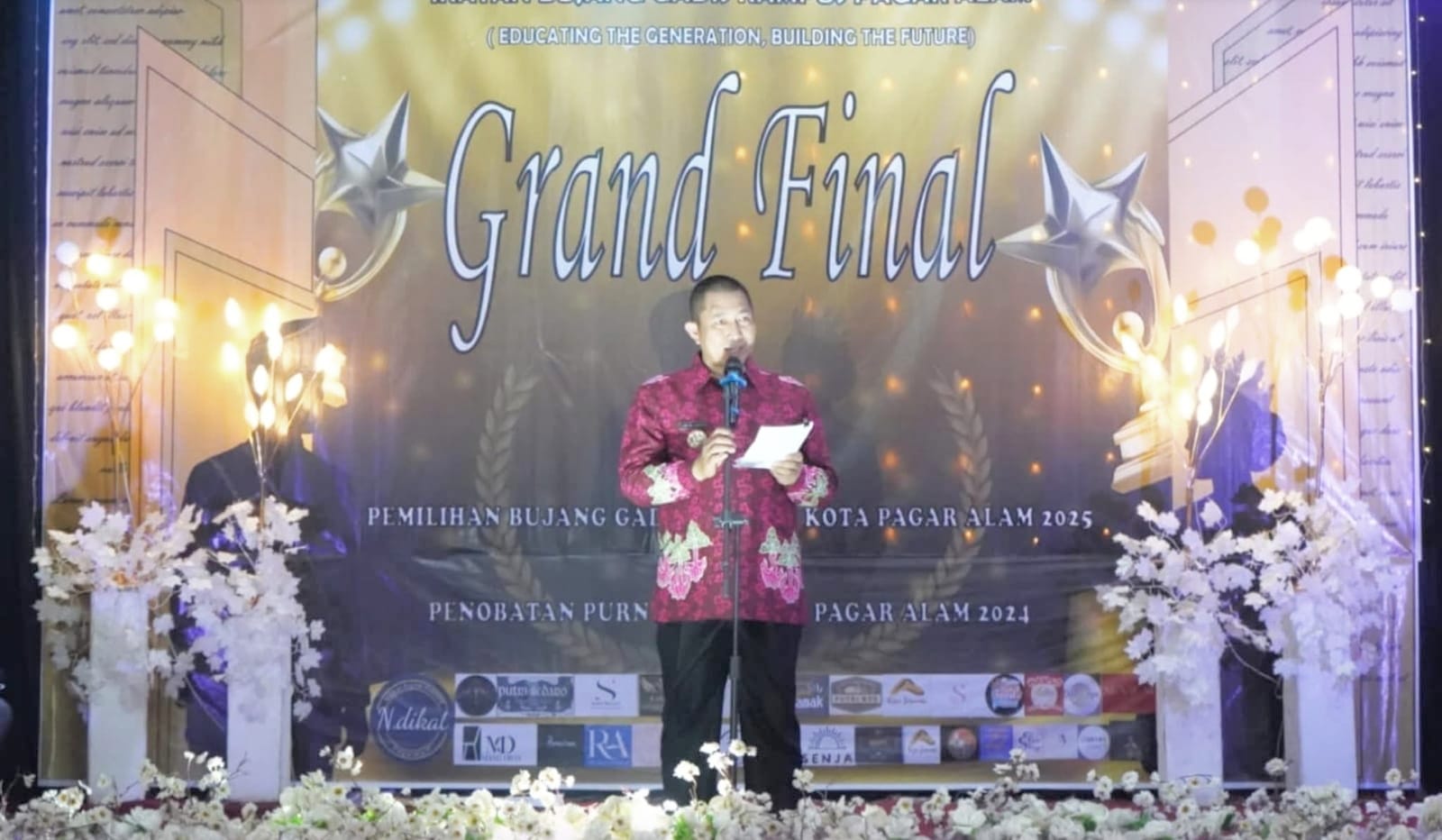 Wali Kota Ludi Oliansyah membuka Grand Final BGK Pagaralam 2025.