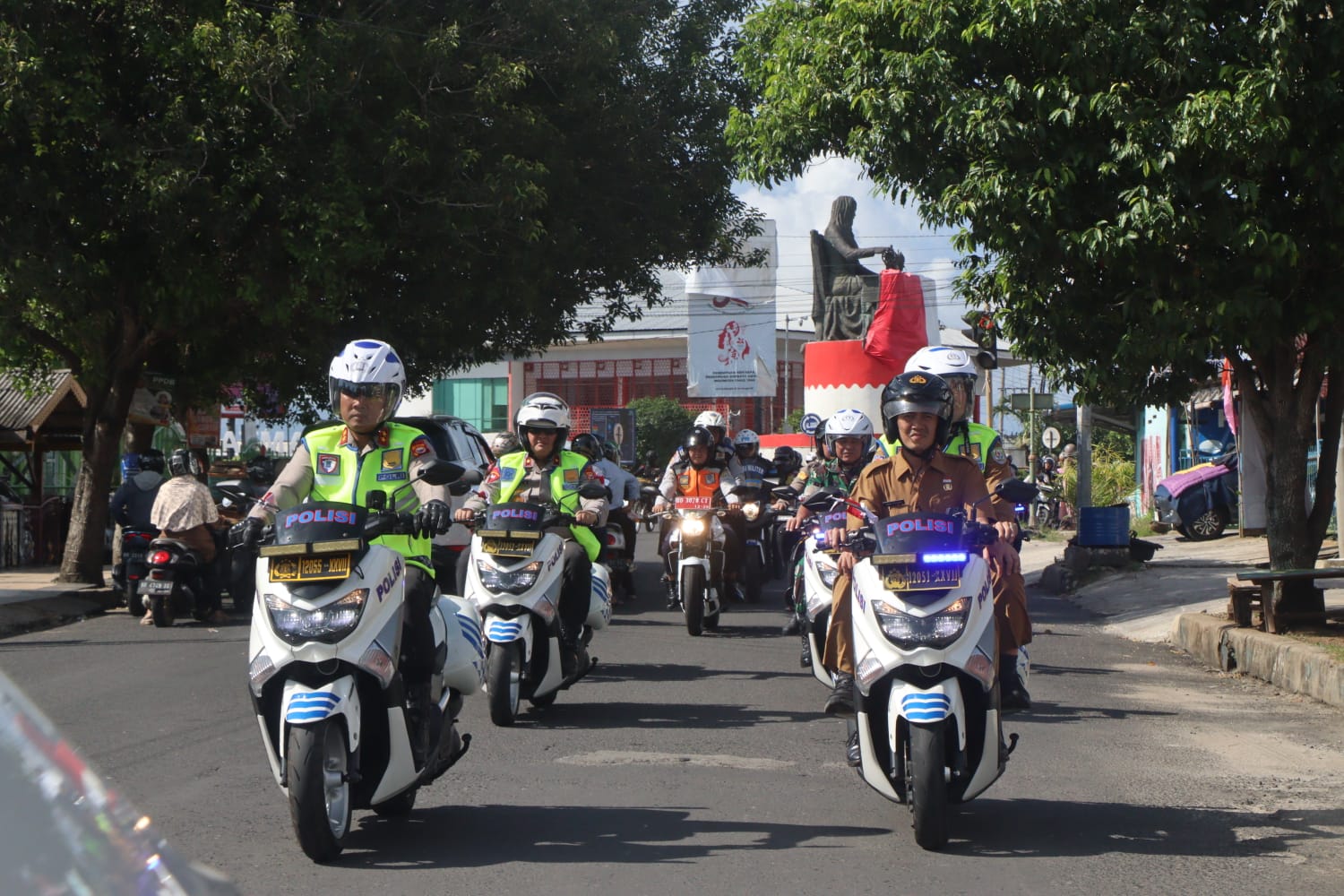 Polda Bengkulu, patroli skala besar, keamanan Bengkulu, Kapolda Mardiyono, sinergi TNI Polri, Pemda Bengkulu, OKP Bengkulu, kondusifitas daerah