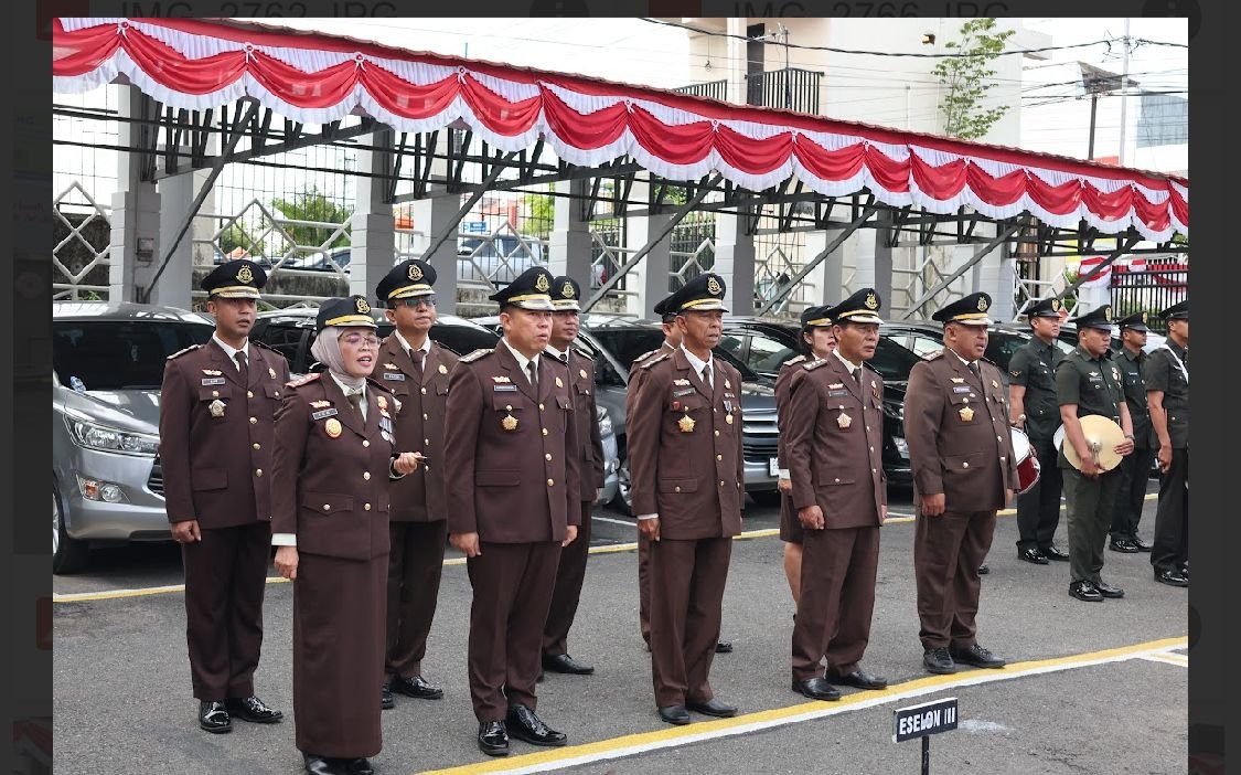 Kejati Bengkulu gelar upacara HUT Kejaksaan ke-80.