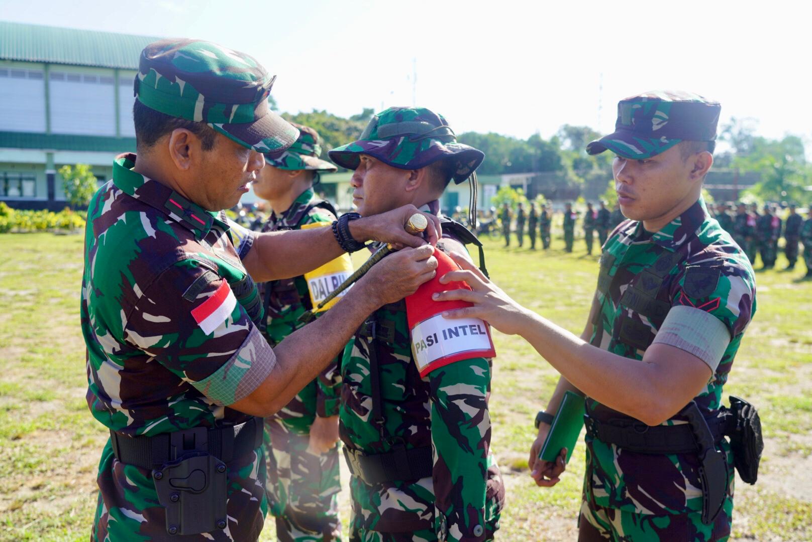 Danrem 121/Abw Brigjen TNI Purnomosidi buka Apel Kesiapan Penanggulangan Bencana di Sambas