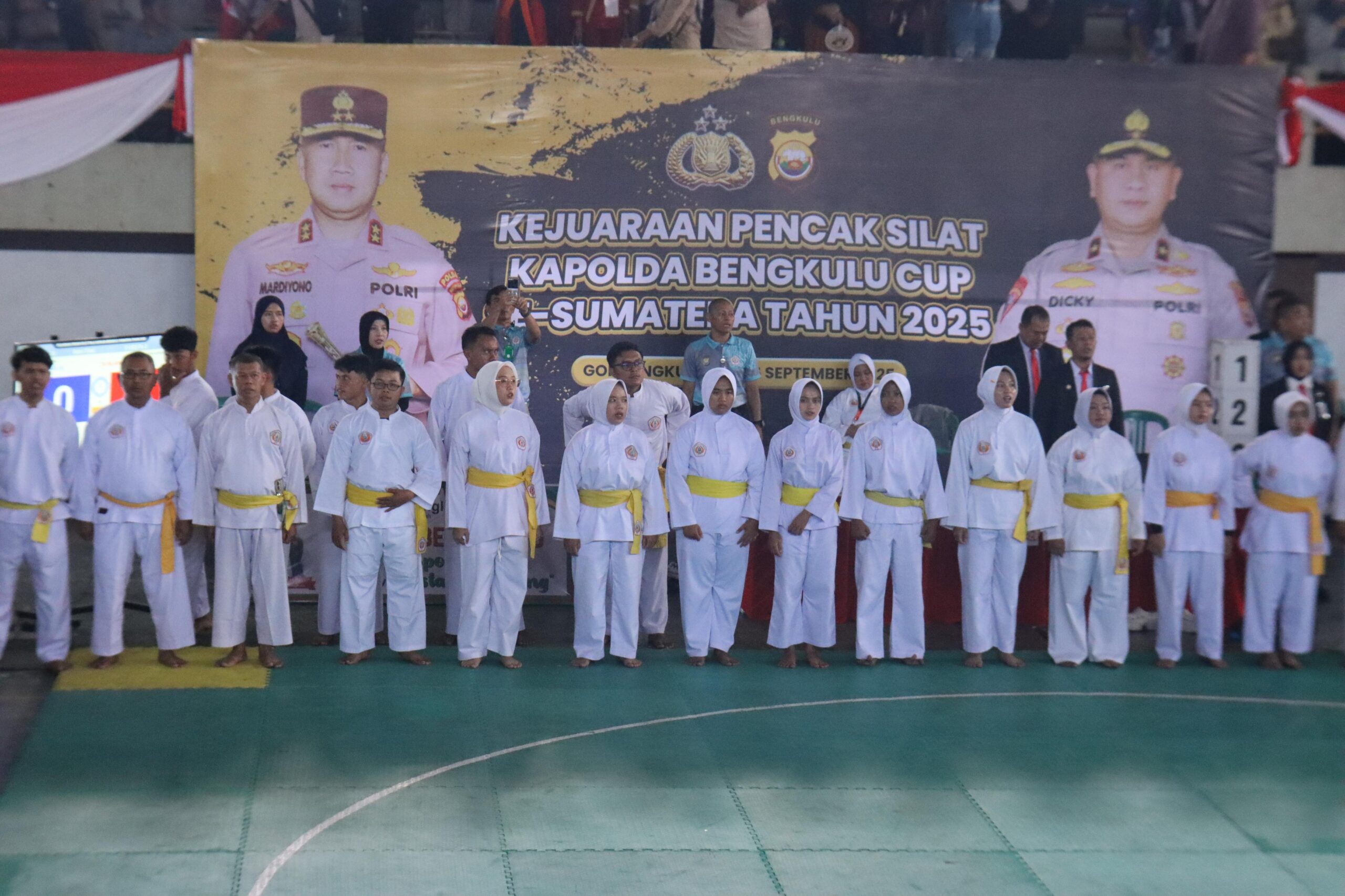 Kapolda Bengkulu membuka Kejuaraan Pencak Silat Se-Sumatera 2025 yang diikuti 800 peserta