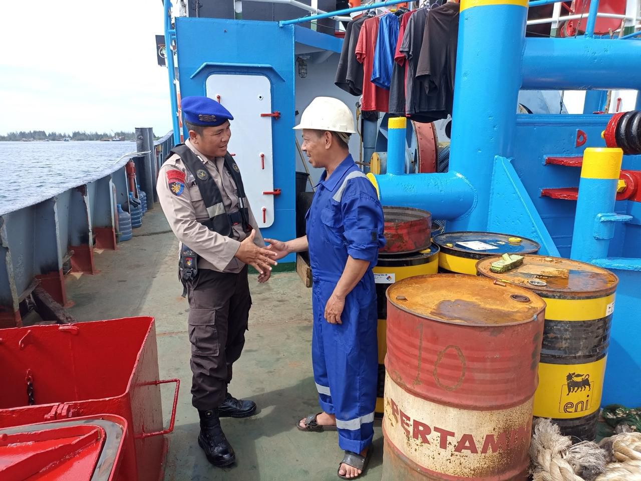 Ditpolairud Polda Bengkulu Gelar Patroli Perairan di Muara Dua