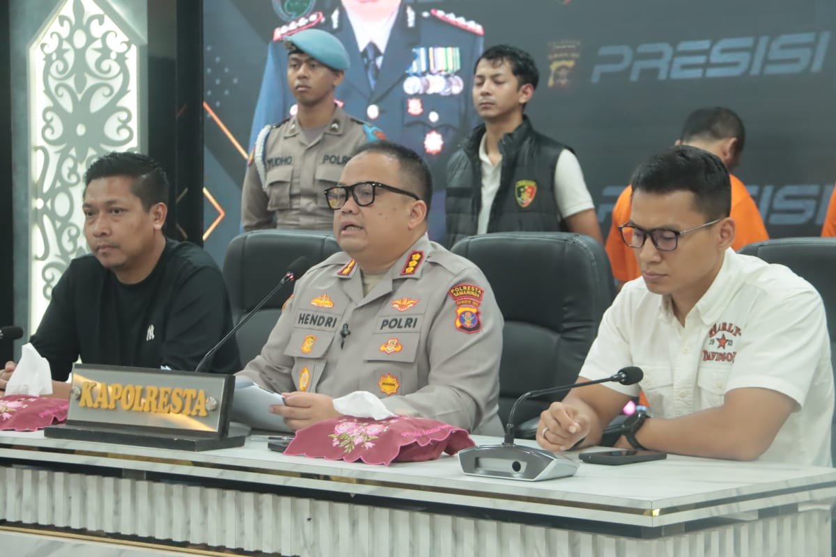 Polisi menangkap otak intelektual bom molotov di Samarinda jelang demo 1 September.