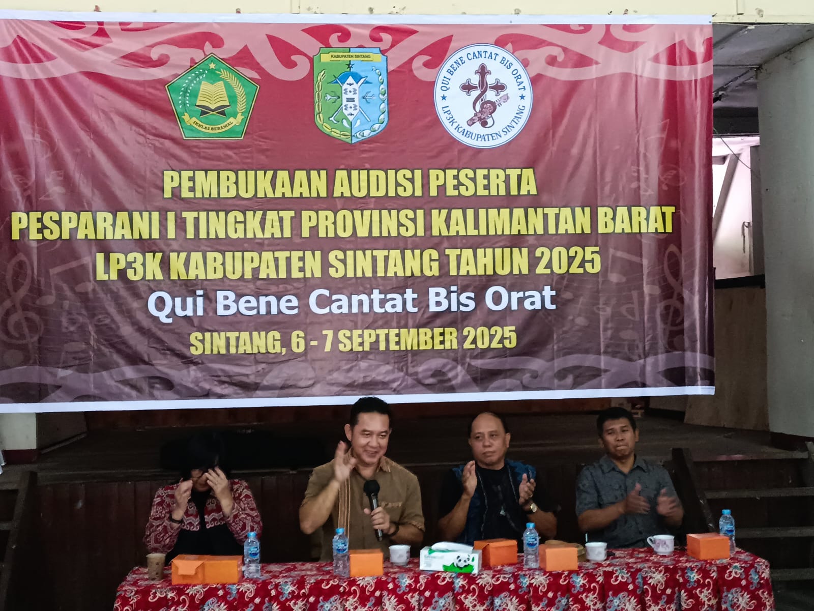 LP3K Sintang menggelar audisi Pesparani di Wisma Yerusalem untuk menyeleksi peserta yang akan mewakili Kabupaten Sintang pada Pesparani I Kalbar 2025 di Pontianak.