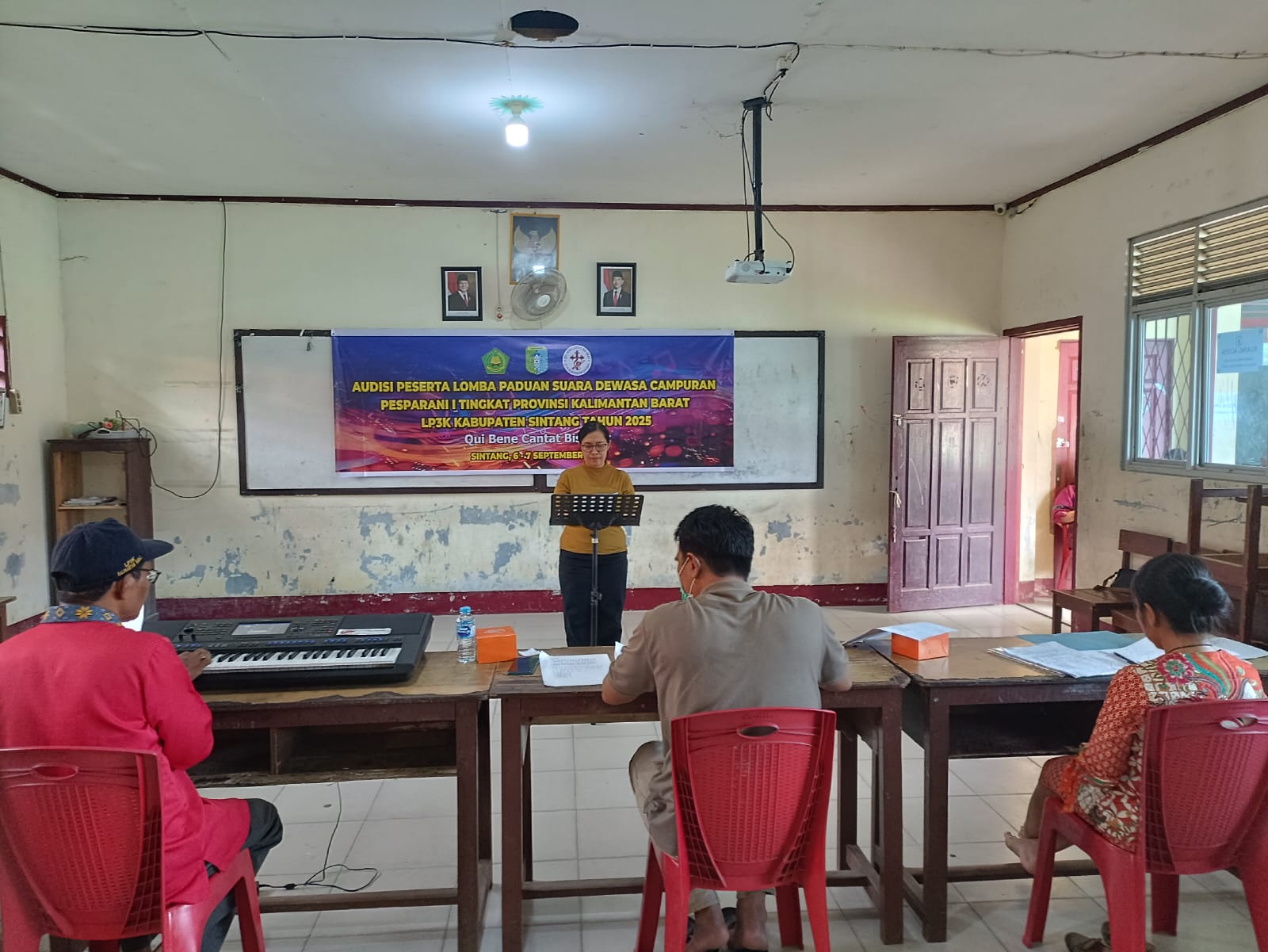 LP3K Sintang sukses menggelar audisi Pesparani dengan 27 peserta.