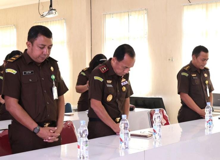 Kejati Bengkulu menggelar ibadah bulanan Ora et Labora September 2025.