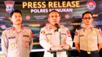 Kapolres Nunukan AKBP Bonifasius Rumbewas tegaskan dua polisi kasus narkoba belum bebas.