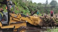 Delapan titik longsor menutup jalur Aegela–Nangaroro, Nagekeo.