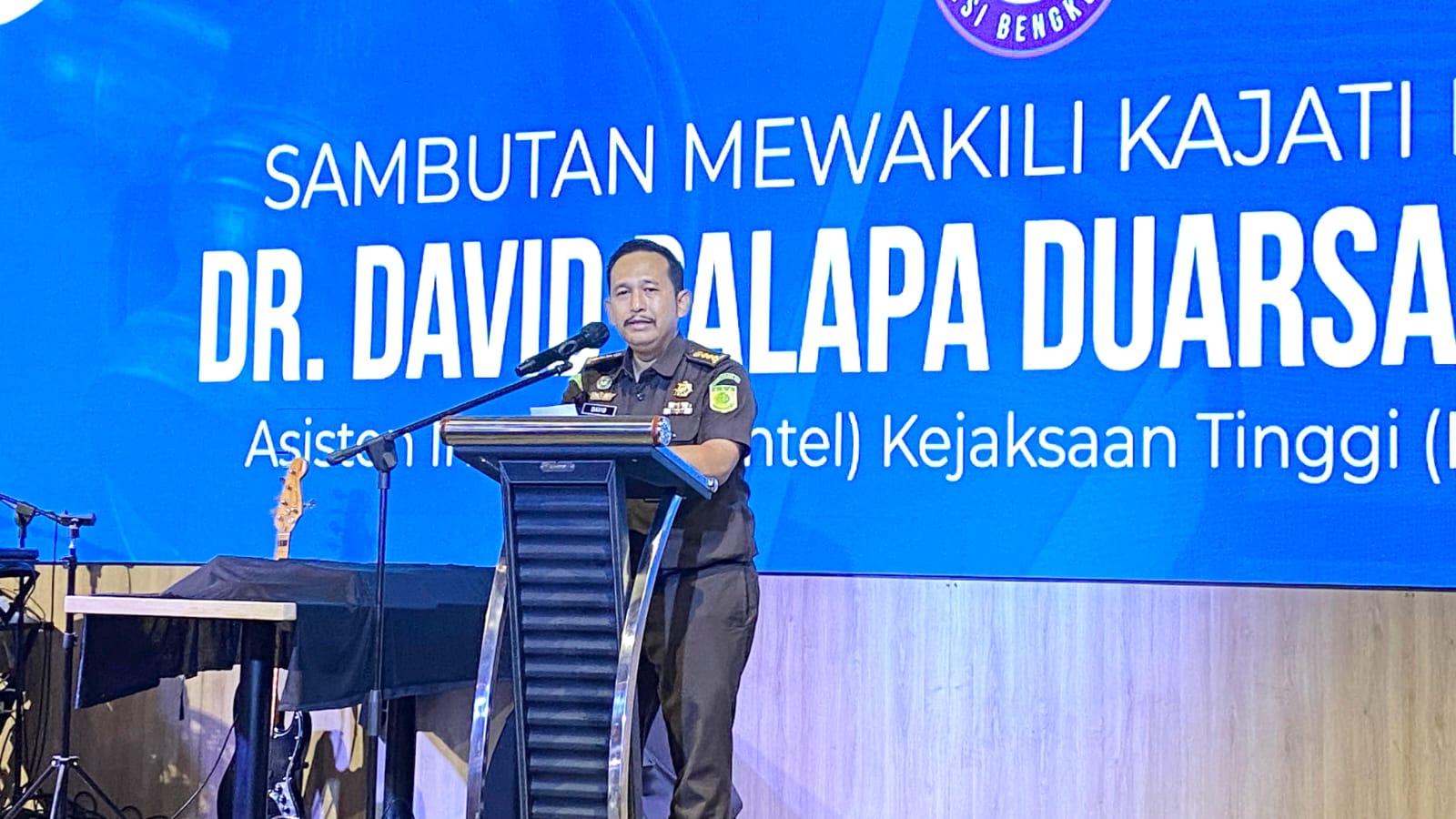 Asisten Intelijen, Dr. David Palapa Duarsa, S.H., M.H.