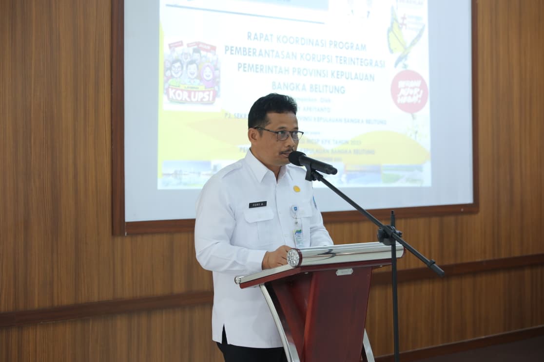 Penjabat (Pj) Sekretaris Daerah (Sekda) Babel, Fery Afriyanto. Penjabat (Pj) Sekretaris Daerah (Sekda) Babel, Fery Afriyanto.