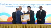 Pemprov Bangka Belitung meraih nilai indeks sistem merit tertinggi dan menerima BKN Award 2025.