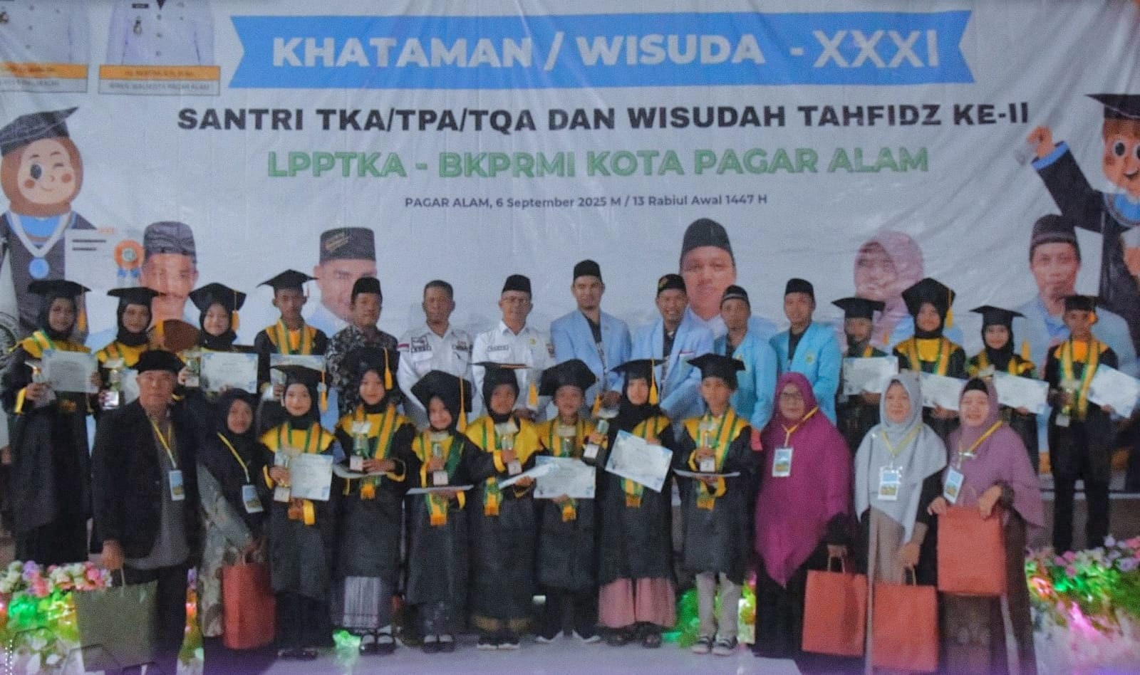 BKPRMI Pagar Alam gelar khataman XXXI dan wisuda tahfidz ke-II