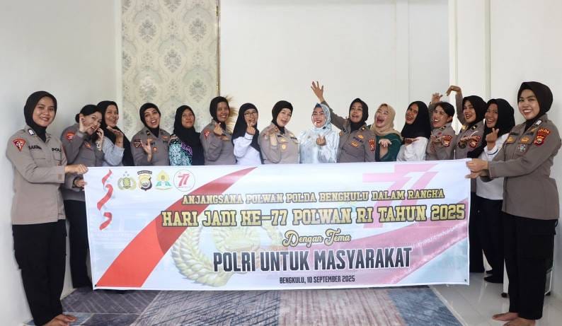 Hari Jadi Polwan ke-77 Polda Bengkulu