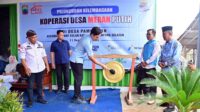 Bupati Lampung Selatan Radityo Egi Pratama meresmikan Koperasi Merah Putih di Desa Pamulihan, Way Sulan.