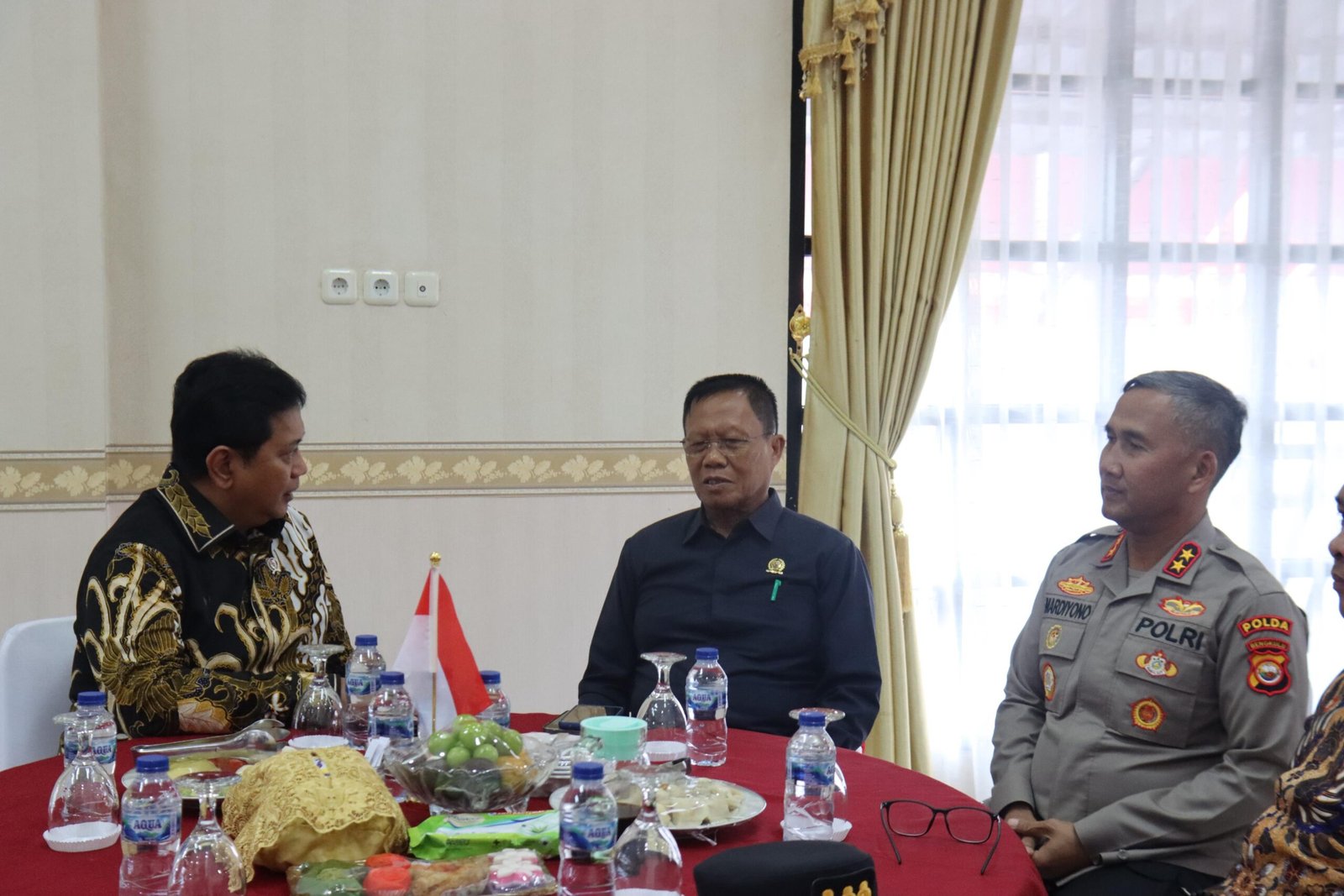 Kehadiran Forkopimda memberi apresiasi atas kunjungan kerja tersebut.