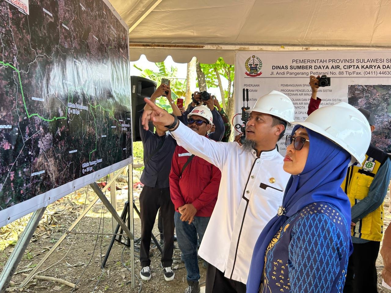 Proyek senilai Rp75 miliar ini menargetkan distribusi air bersih ke 80 ribu rumah di Makassar, Gowa, Maros, dan Takalar.