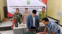 Kapolsek Jatiwangi menghadiri pelantikan Anggota BPD Desa Jatiwangi PAW.