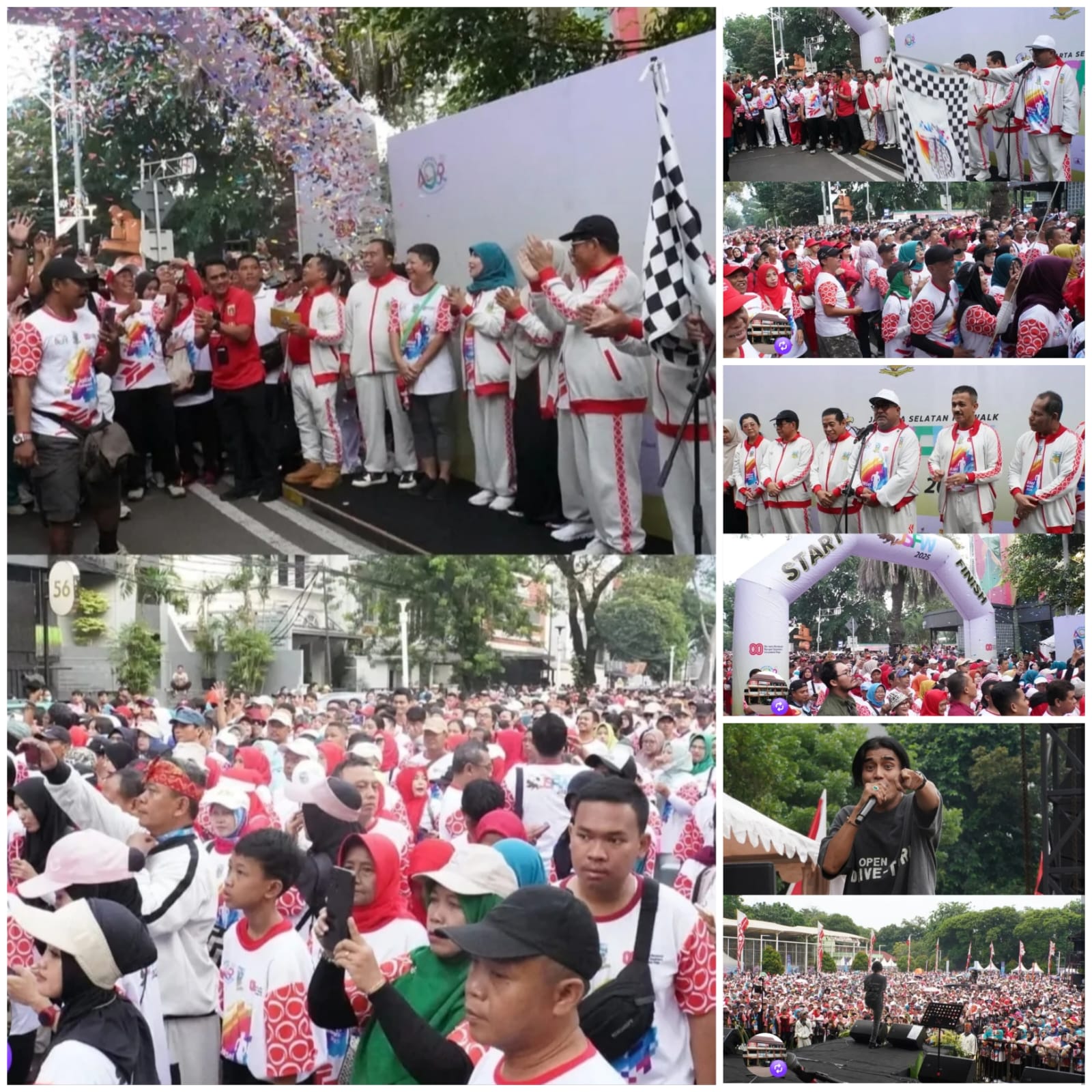 Funwalk HKG PKK 2025 di Jakarta Selatan diikuti 25 ribu orang.