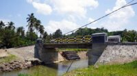 Bupati Lampung Selatan Radityo Egi Pratama resmikan Jembatan Way Buatan di Sidomulyo.