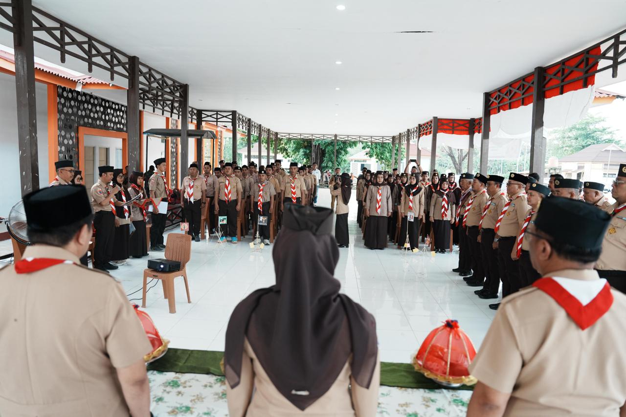 KMD Pramuka Gowa digelar untuk mencetak generasi pemimpin berkarakter.