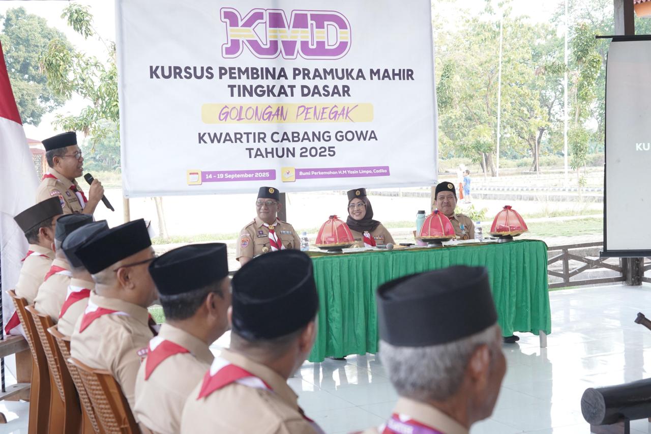 Bupati Gowa Dorong Pembina Pramuka Jadi Teladan Masyarakat