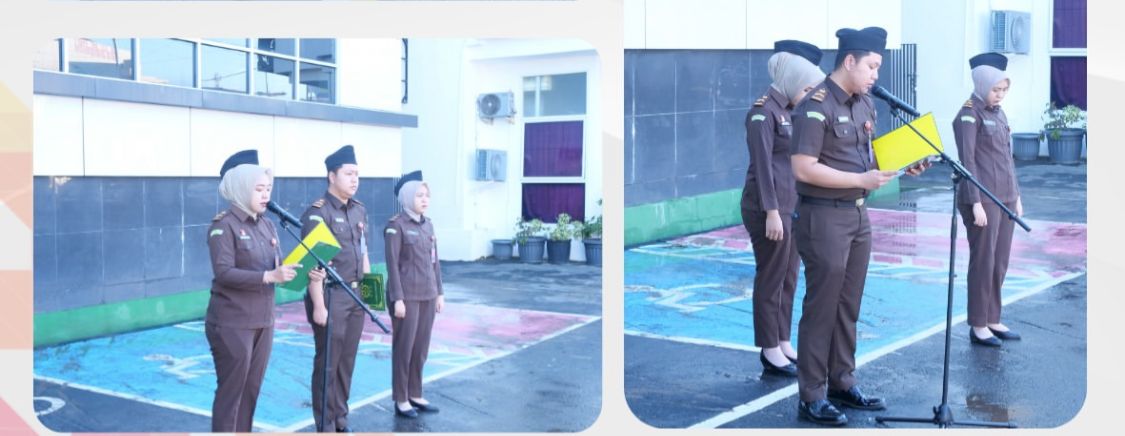 Kejati Bengkulu menggelar Apel Senin Pagi yang dipimpin Asisten Pembinaan I Wayan Sumertayasa. Kejati Bengkulu menggelar Apel Senin Pagi yang dipimpin Asisten Pembinaan I Wayan Sumertayasa.