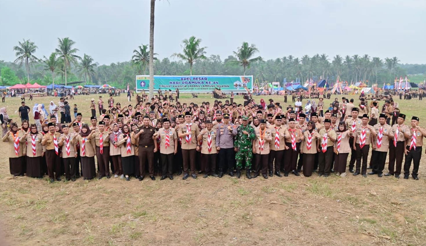Apel Besar Hari Pramuka ke-64, Bupati Egi Dorong Generasi Muda Tangguh