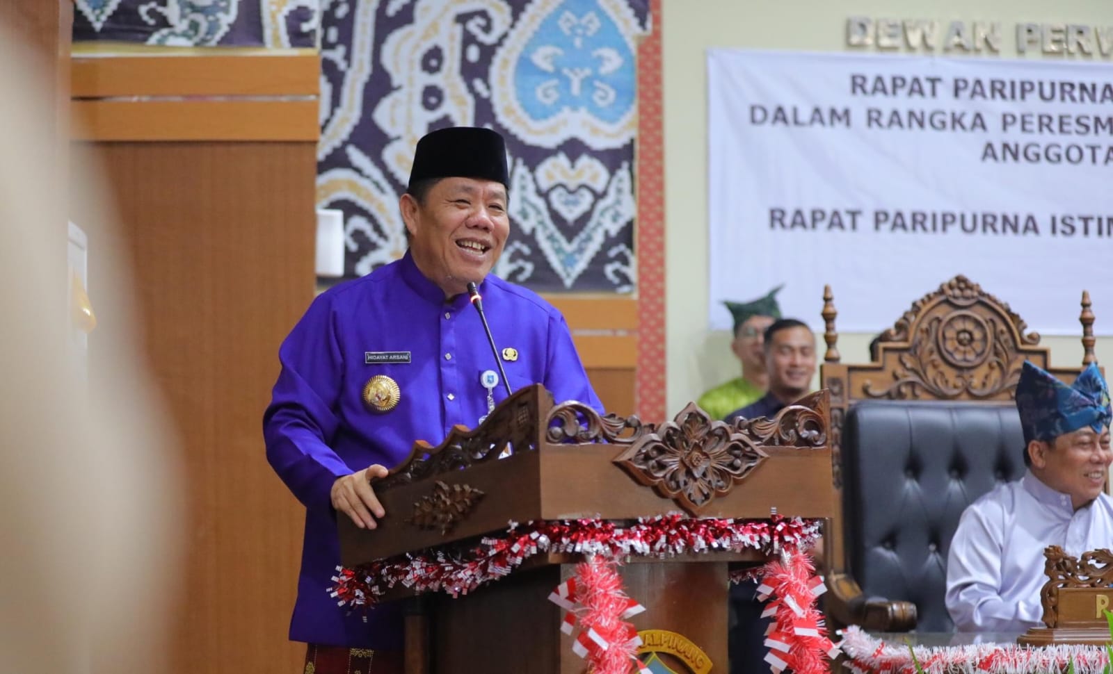 Gubernur Babel Hidayat Arsani menghadiri Hari Jadi Kota Pangkalpinang ke-268.