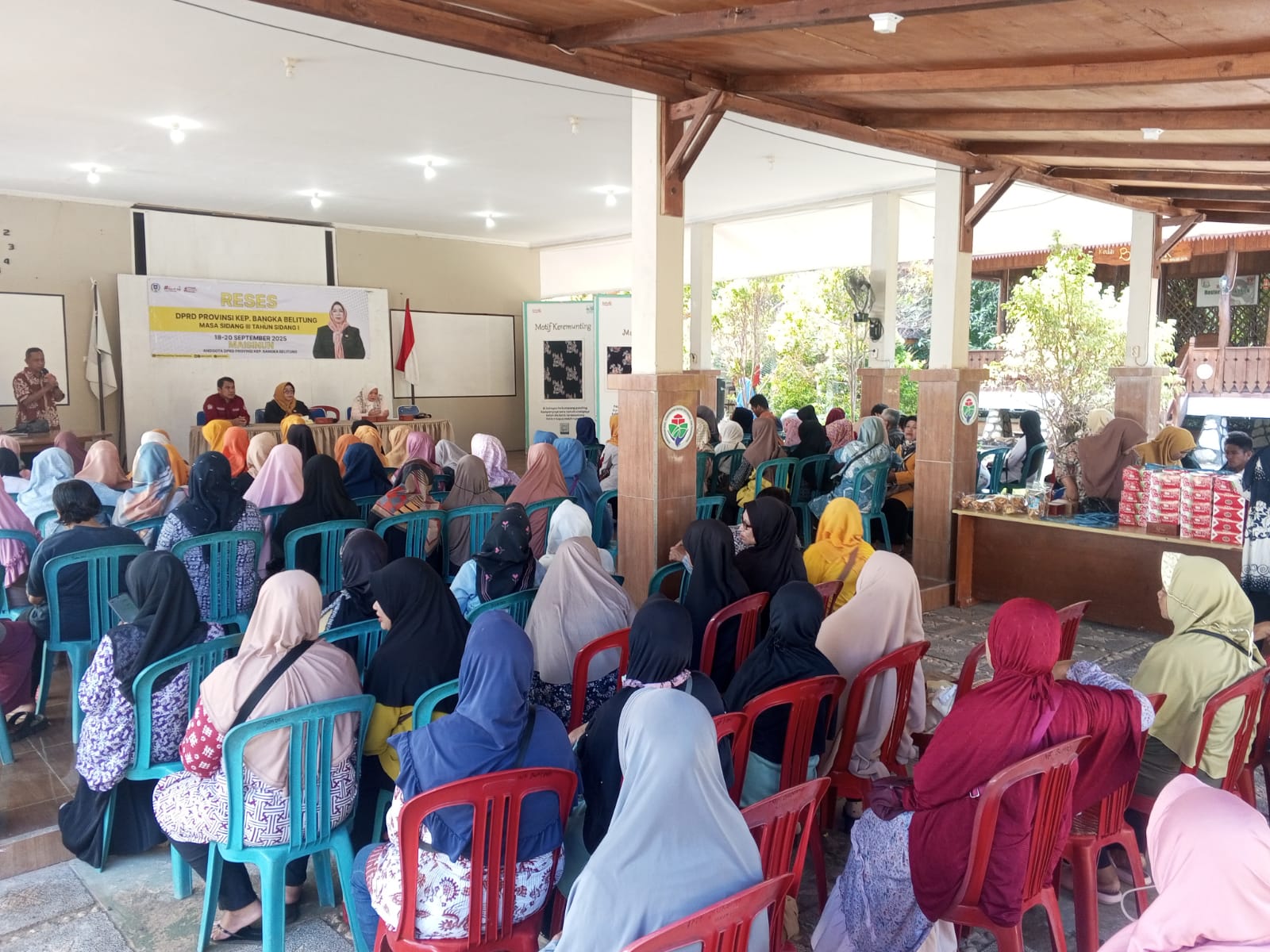Maisinun gelar reses di Desa Mekar Jaya, Belitung Timur.