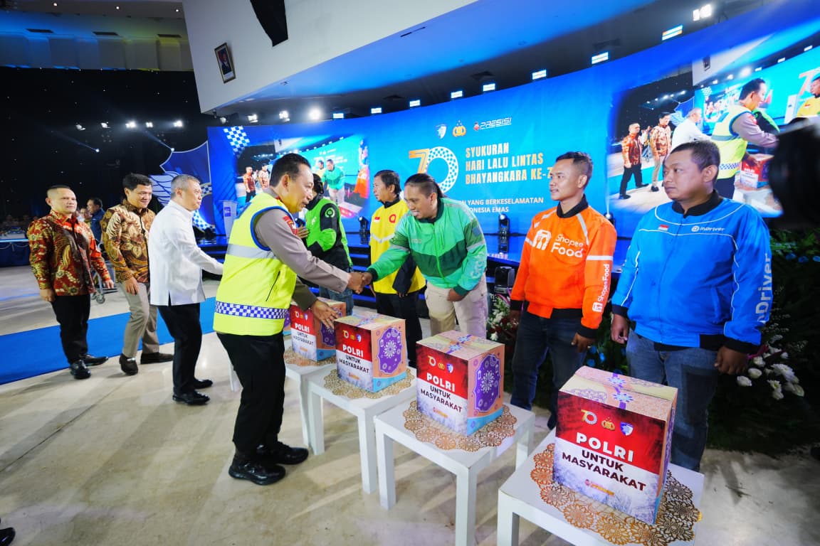 Kapolri meluncurkan aplikasi Digital Korlantas pada HUT Lalu Lintas ke-70 di Jakarta.