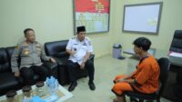 Gubernur Babel Hidayat Arsani menyambangi Mapolda Babel terkait kasus hukum remaja Desa Beluluk