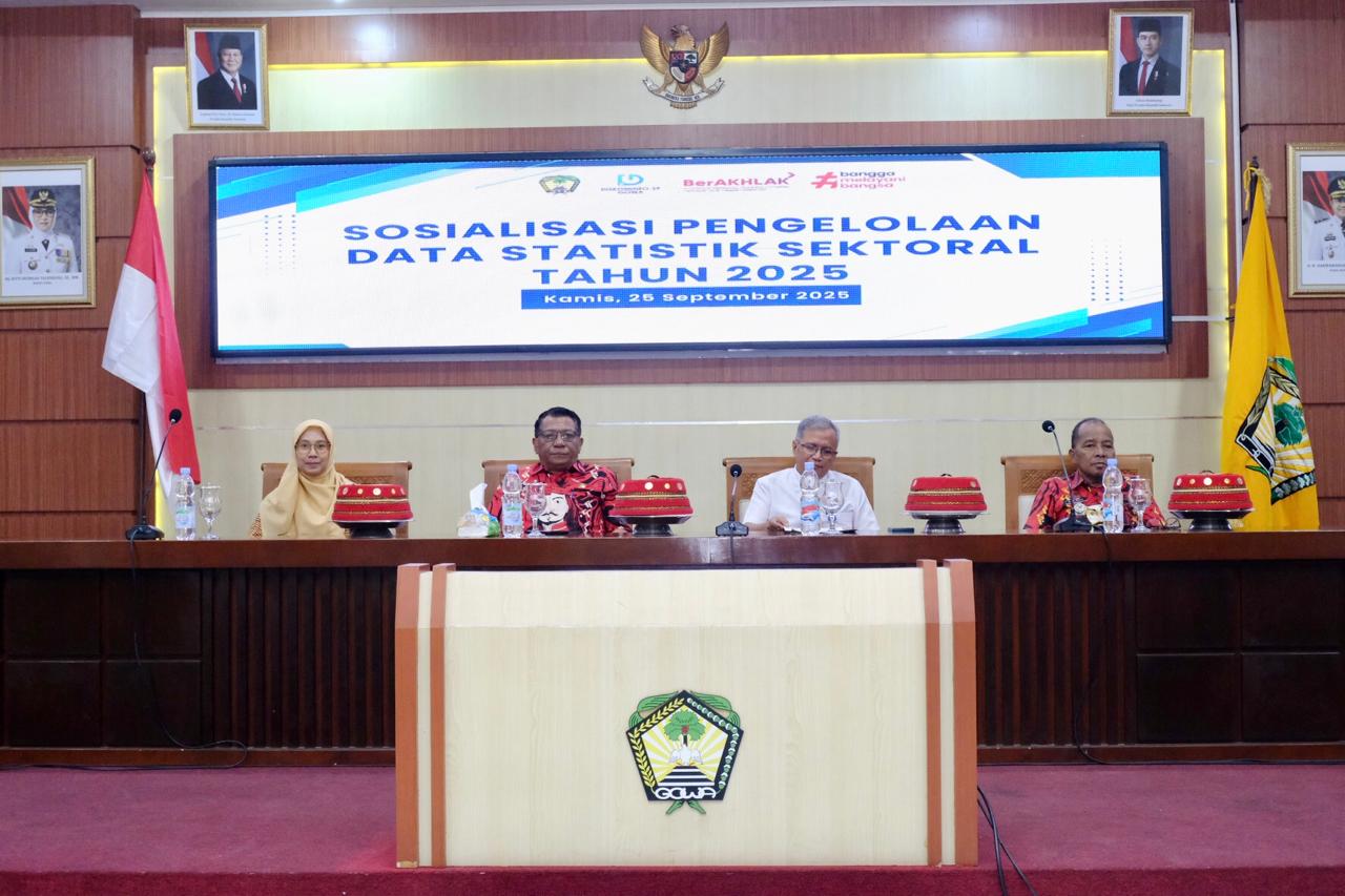 Sosialisasi Pengelolaan Data Statistik Sektoral Tahun 2025