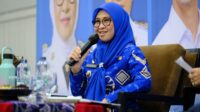 Bupati Talenrang saat menjadi narasumber pada Webinar Gema 20 NSPK Sebagai Landasan Pelayanan ASN Berakhlak Seri Dua di Hotel Swiss-Bel Panakukang Makassar, Jumat (26/9).