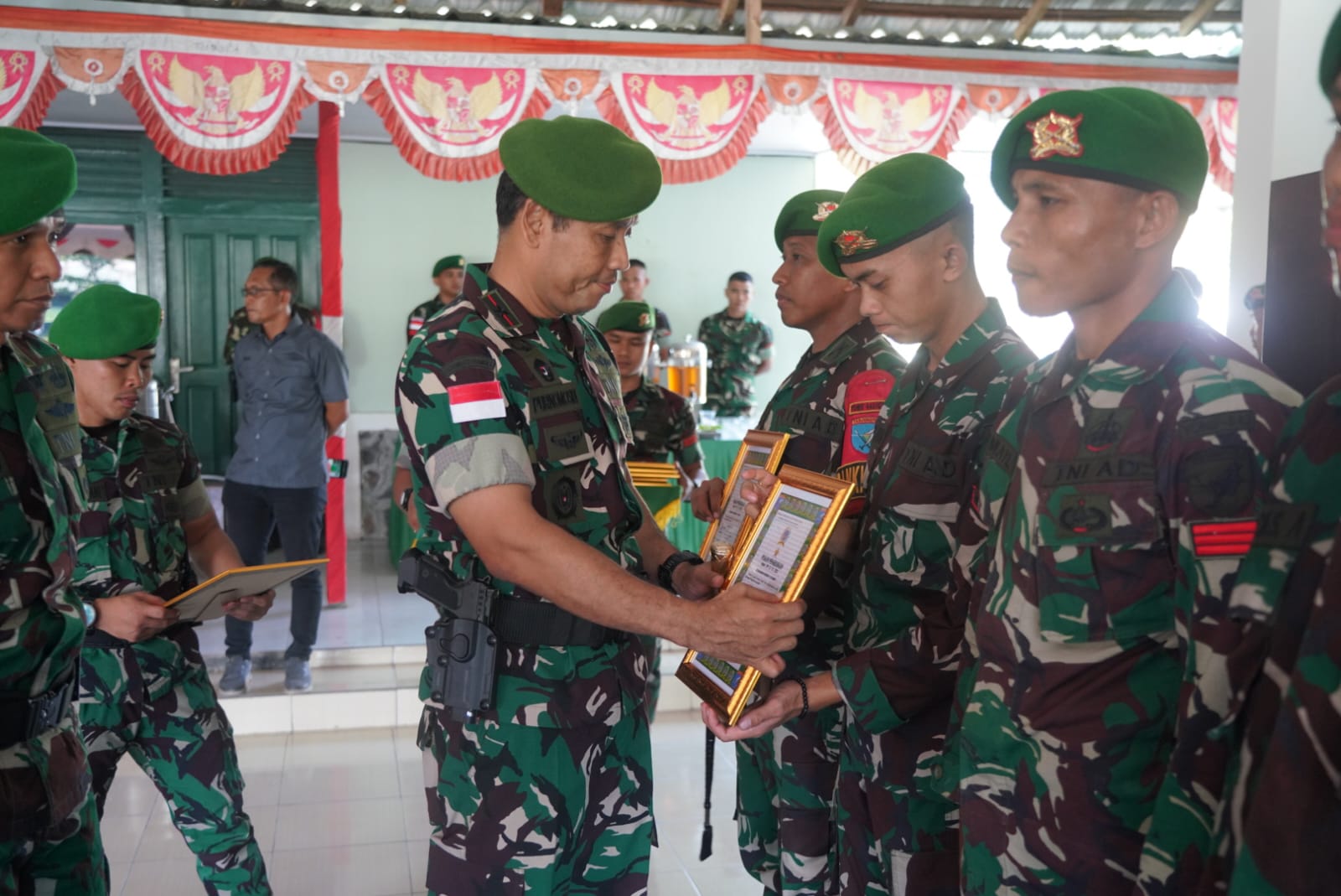 Danrem 121 apresiasi Yonif 642 Kapuas