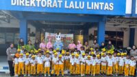 Ditlantas Polda Bengkulu Gelar Kegiatan Polisi Sahabat Anak Bersama TK Kemala Bhayangkari Bengkulu