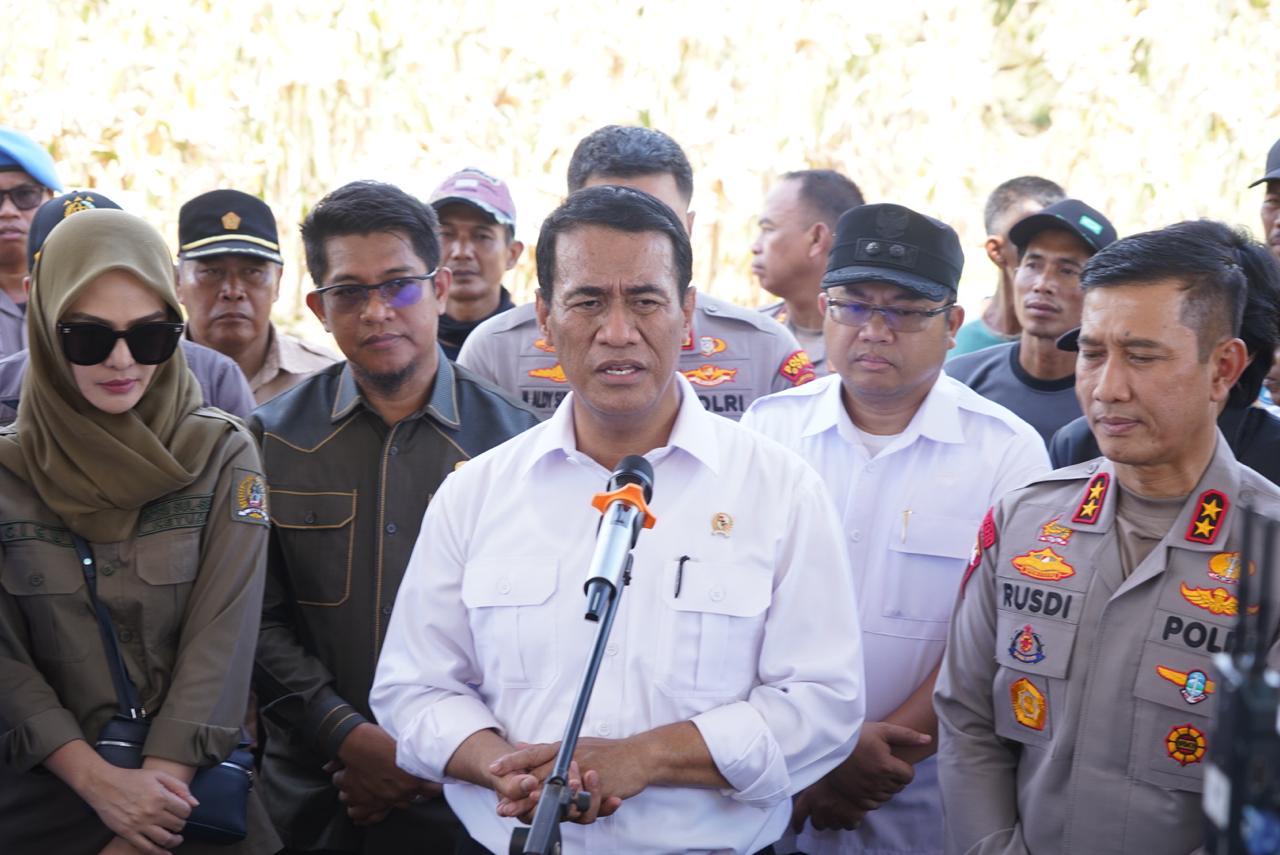 Menteri Pertanian RI hadir dan sebut kontribusi penting bagi ketahanan pangan nasional.