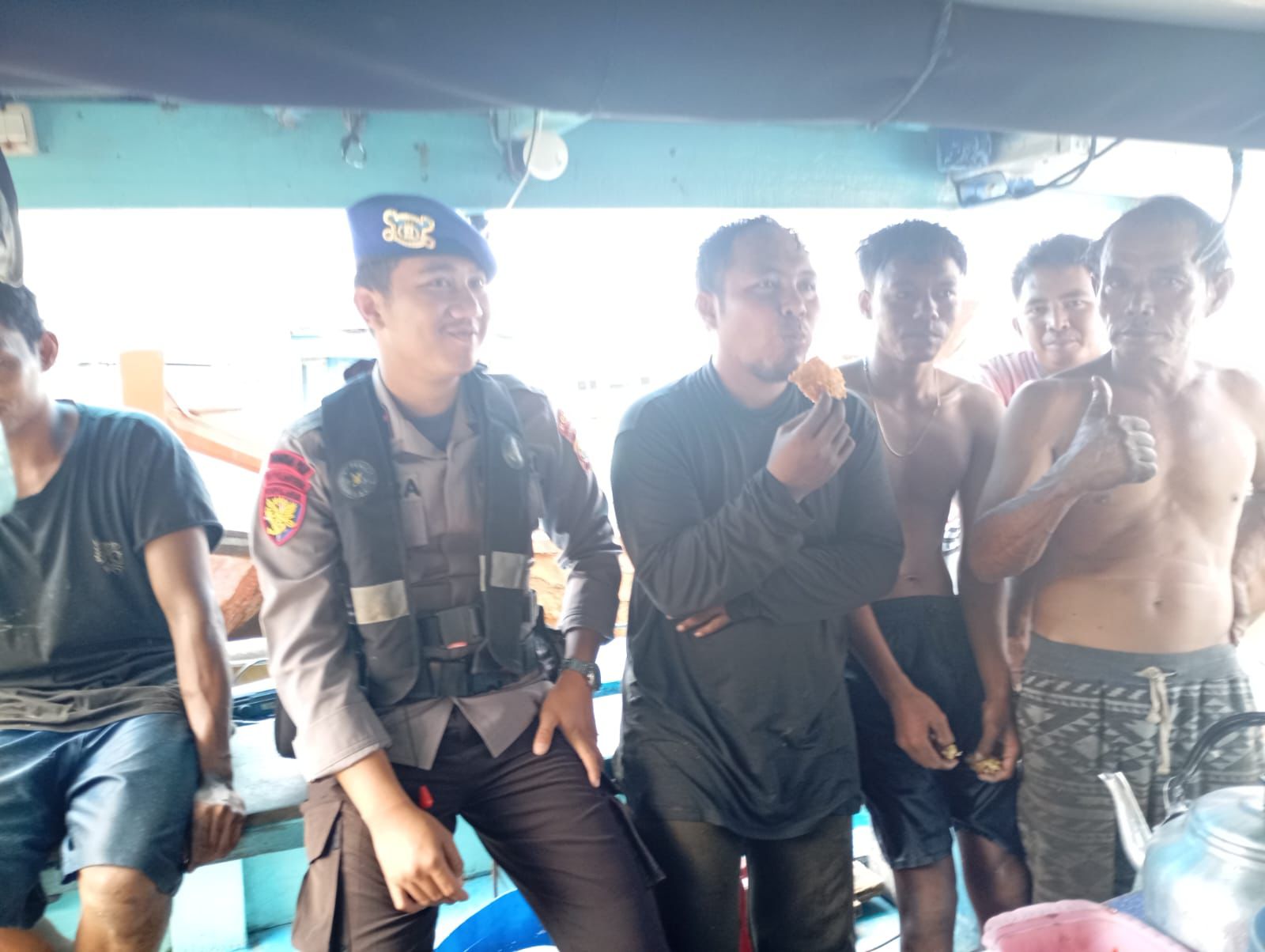 Ditpolairud Polda Bengkulu melaksanakan patroli di Perairan Pulau Tikus