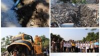 Wali Kota Jaksel M Anwar tinjau proyek turap Kali Sarua, Kali Pulo, dan Kali Uangan sebagai upaya pengendali banjir dan antisipasi musim hujan.