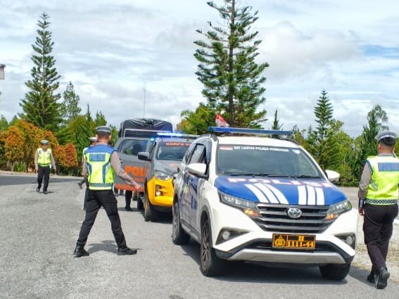 Polres Humbahas Perkuat Kehadiran Polisi di Ruang Publik