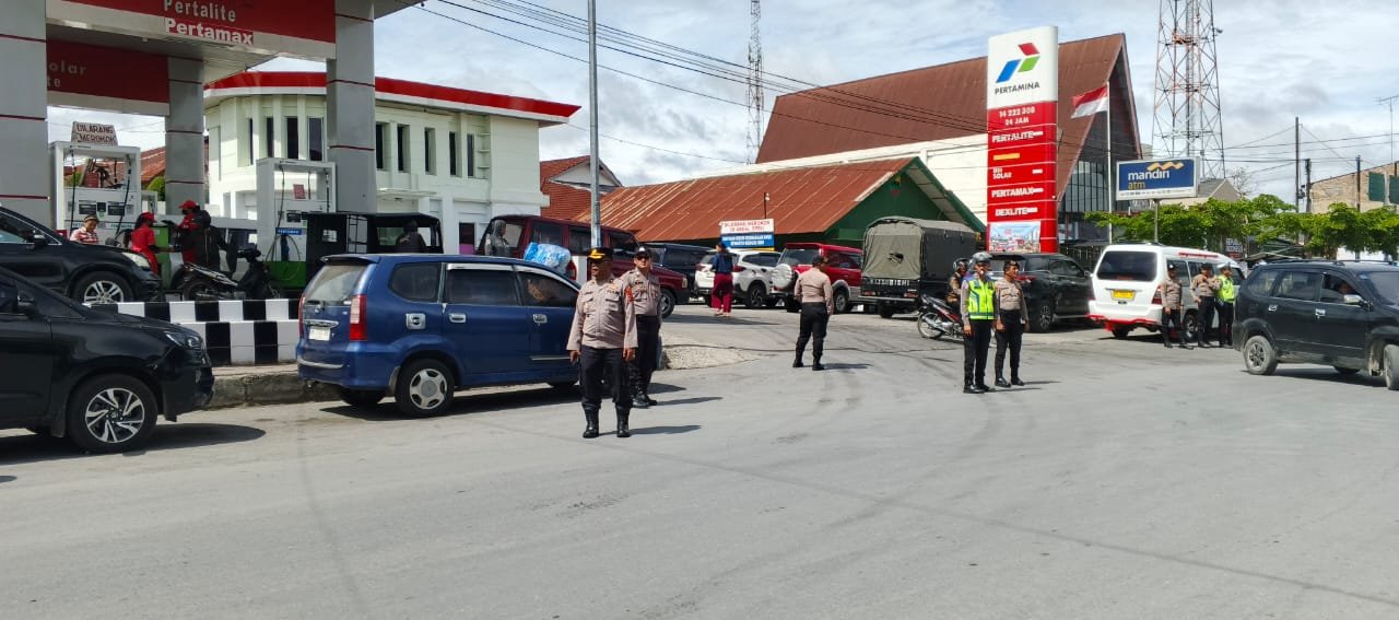 Polres Humbahas Perkuat Kehadiran Polisi di Ruang Publik