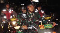 TNI-Polri di Bengkulu melaksanakan patroli gabungan Minggu malam untuk menjaga kamtibmas.
