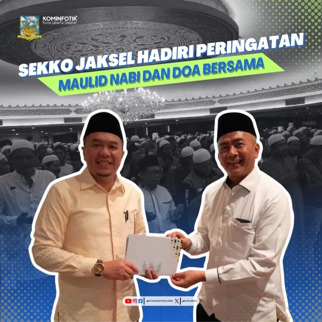 Sekko Jaksel Mukhlisin hadiri Maulid Nabi dan doa bersama di Masjid Alatief Blok M.