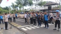 Polda Bengkulu menggelar apel kesiapan untuk menyambut kunjungan kerja Wamen Transmigrasi Viva Yoga Mauladi.