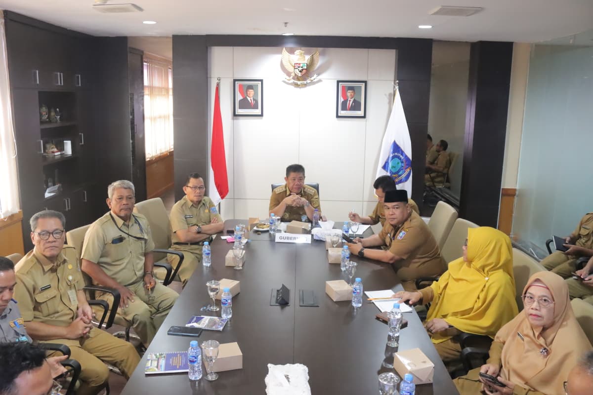 Rapat virtual melalui Zoom bersama Mendagri Tito Karnavian, Senin (8/9/2025).