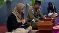 Satgas Ops Damai Cartenz bersama warga muslim Paniai menggelar pengajian peringatan Maulid Nabi Muhammad SAW di Mushola Al Mutadin.