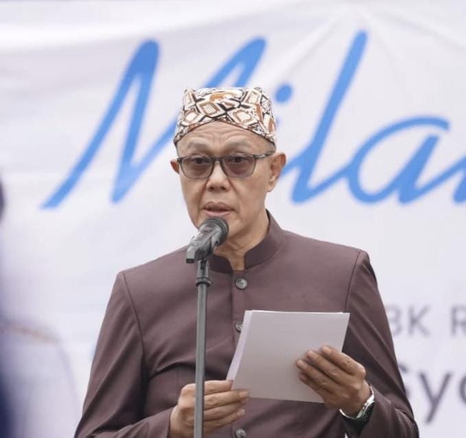 Ketua panitia kegiatan, dr. Wahyu Handriana yang juga Kepala Bidang Pengembangan Mutu dan Pemasaran RSUD
