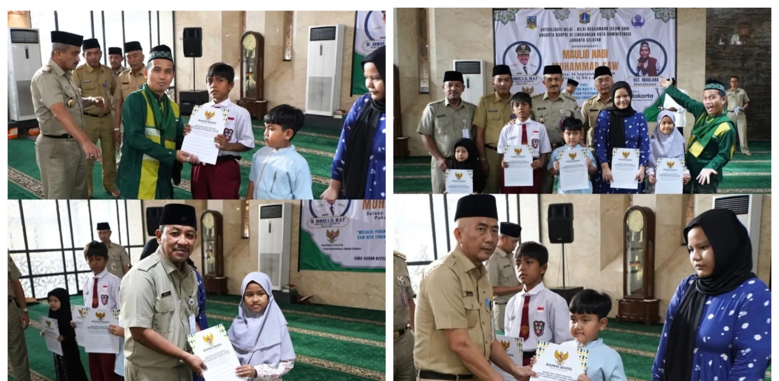 Pemkot Jakarta Selatan memperingati Maulid Nabi Muhammad SAW 1447 H di Masjid Darul Jannah.